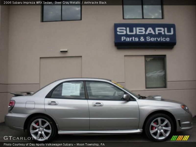 Steel Gray Metallic / Anthracite Black 2006 Subaru Impreza WRX Sedan