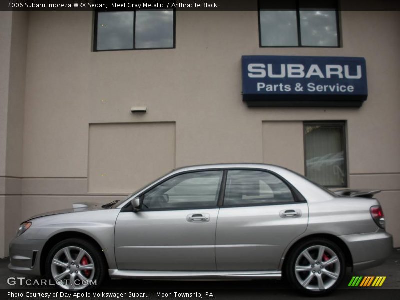 Steel Gray Metallic / Anthracite Black 2006 Subaru Impreza WRX Sedan