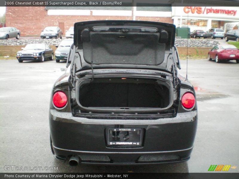 Black / Ebony/Red 2006 Chevrolet Cobalt SS Supercharged Coupe