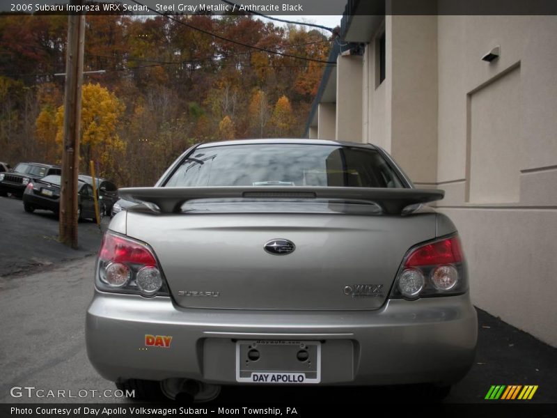 Steel Gray Metallic / Anthracite Black 2006 Subaru Impreza WRX Sedan