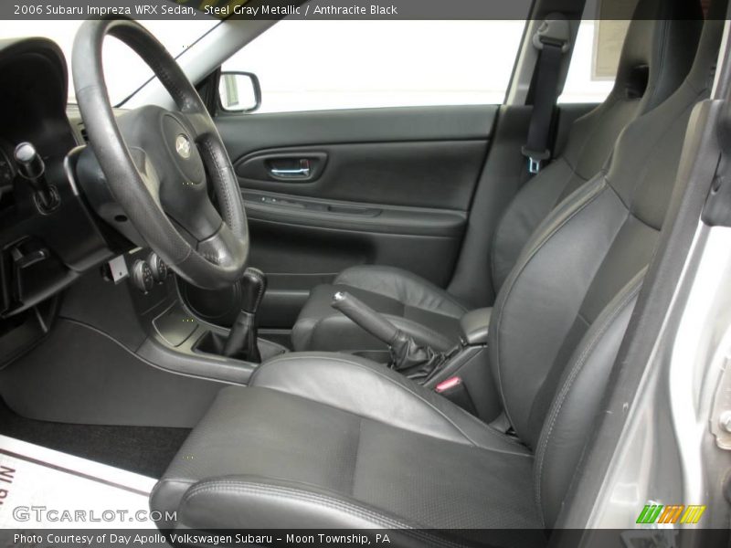 Steel Gray Metallic / Anthracite Black 2006 Subaru Impreza WRX Sedan