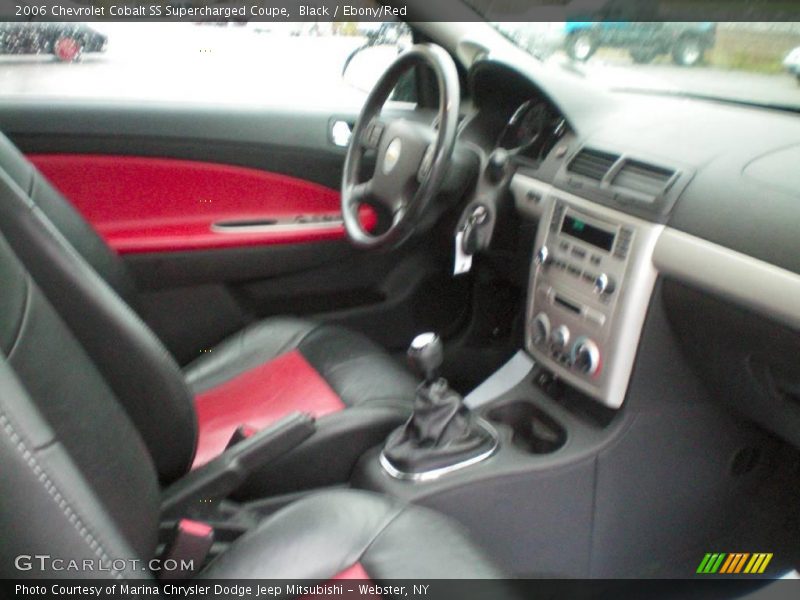 Black / Ebony/Red 2006 Chevrolet Cobalt SS Supercharged Coupe