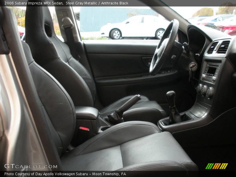 Steel Gray Metallic / Anthracite Black 2006 Subaru Impreza WRX Sedan