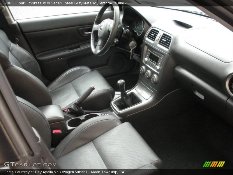 Steel Gray Metallic / Anthracite Black 2006 Subaru Impreza WRX Sedan