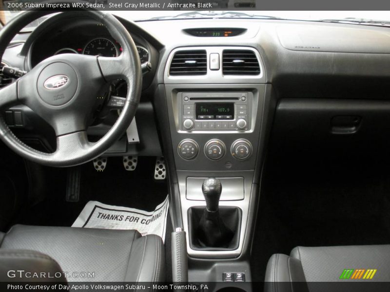 Steel Gray Metallic / Anthracite Black 2006 Subaru Impreza WRX Sedan