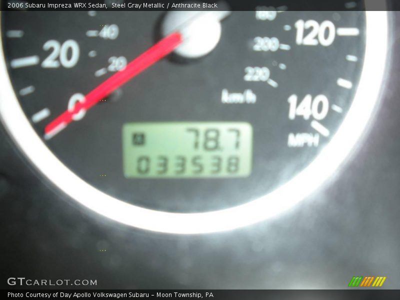 Steel Gray Metallic / Anthracite Black 2006 Subaru Impreza WRX Sedan