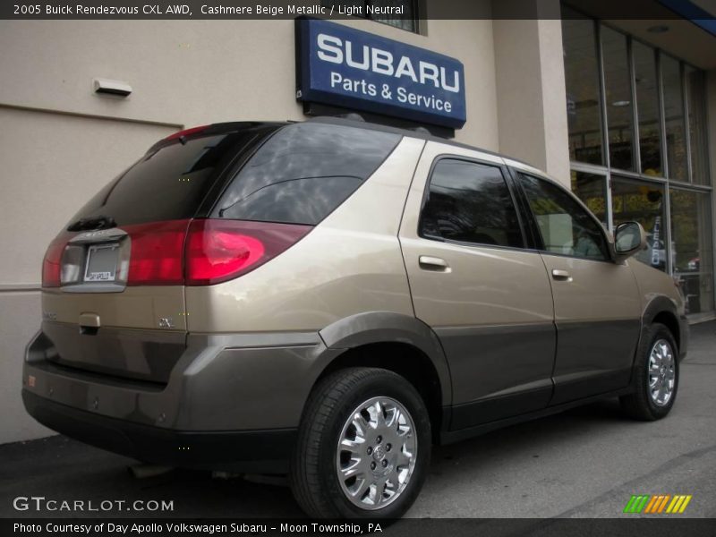 Cashmere Beige Metallic / Light Neutral 2005 Buick Rendezvous CXL AWD