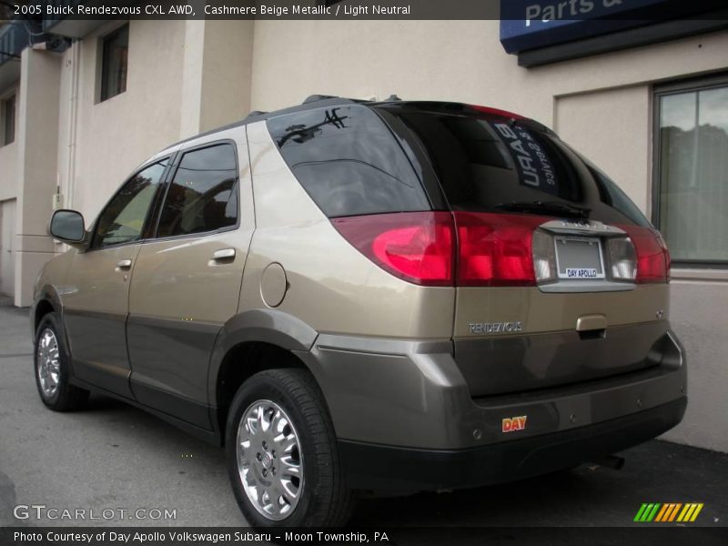 Cashmere Beige Metallic / Light Neutral 2005 Buick Rendezvous CXL AWD