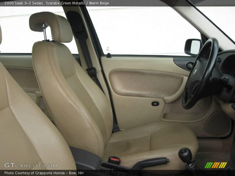 Scarabe Green Metallic / Warm Beige 2000 Saab 9-3 Sedan