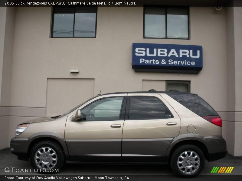 Cashmere Beige Metallic / Light Neutral 2005 Buick Rendezvous CXL AWD