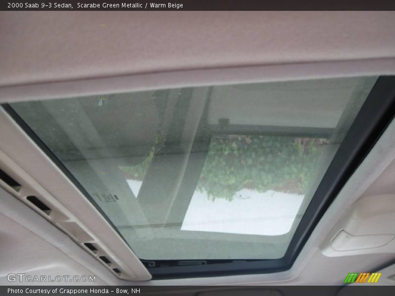 Scarabe Green Metallic / Warm Beige 2000 Saab 9-3 Sedan