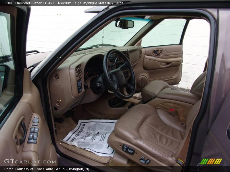 Medium Beige Mystique Metallic / Beige 2000 Chevrolet Blazer LT 4x4