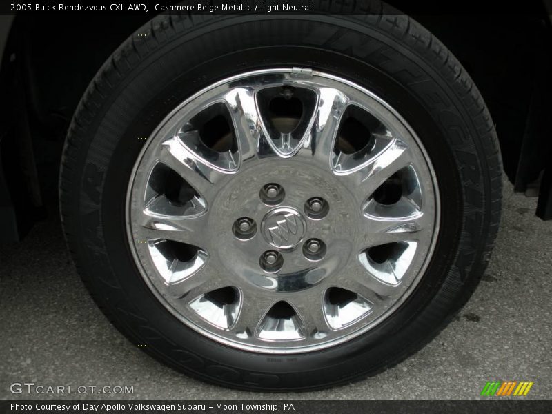 Cashmere Beige Metallic / Light Neutral 2005 Buick Rendezvous CXL AWD