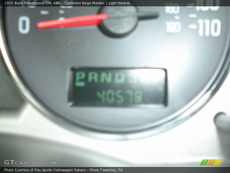 Cashmere Beige Metallic / Light Neutral 2005 Buick Rendezvous CXL AWD