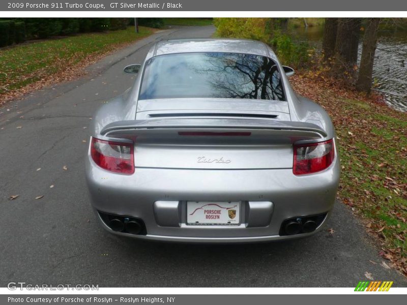 GT Silver Metallic / Black 2009 Porsche 911 Turbo Coupe