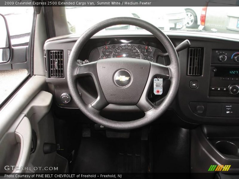 Summit White / Medium Pewter 2009 Chevrolet Express 2500 Extended Cargo Van