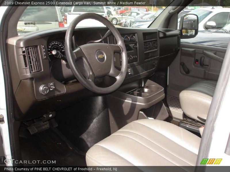 Summit White / Medium Pewter 2009 Chevrolet Express 2500 Extended Cargo Van