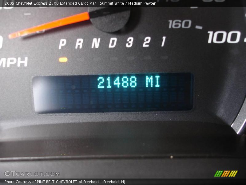 Summit White / Medium Pewter 2009 Chevrolet Express 2500 Extended Cargo Van
