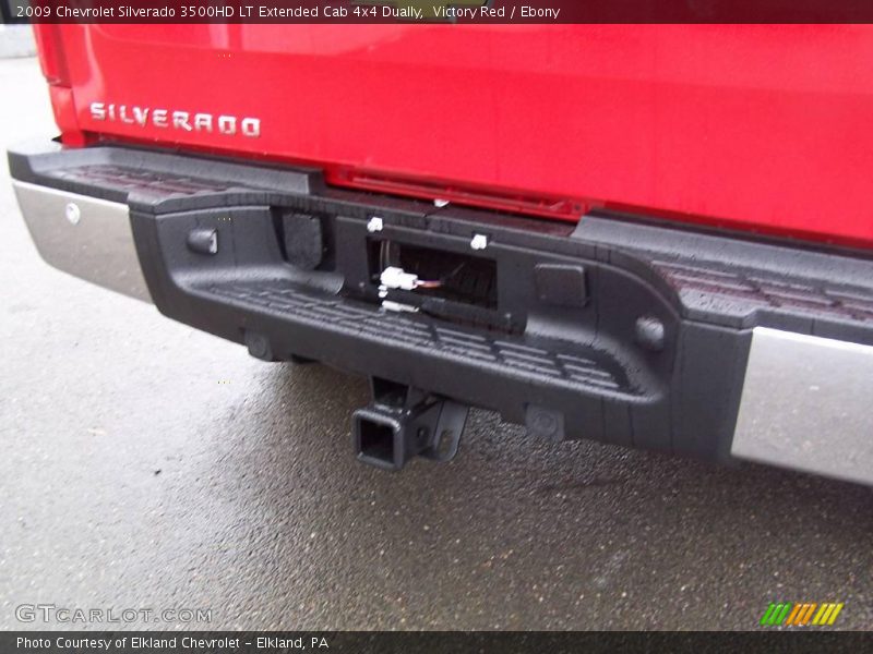 Victory Red / Ebony 2009 Chevrolet Silverado 3500HD LT Extended Cab 4x4 Dually
