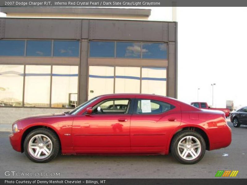 Inferno Red Crystal Pearl / Dark Slate Gray/Light Graystone 2007 Dodge Charger R/T