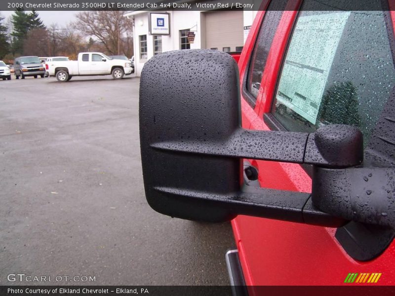 Victory Red / Ebony 2009 Chevrolet Silverado 3500HD LT Extended Cab 4x4 Dually