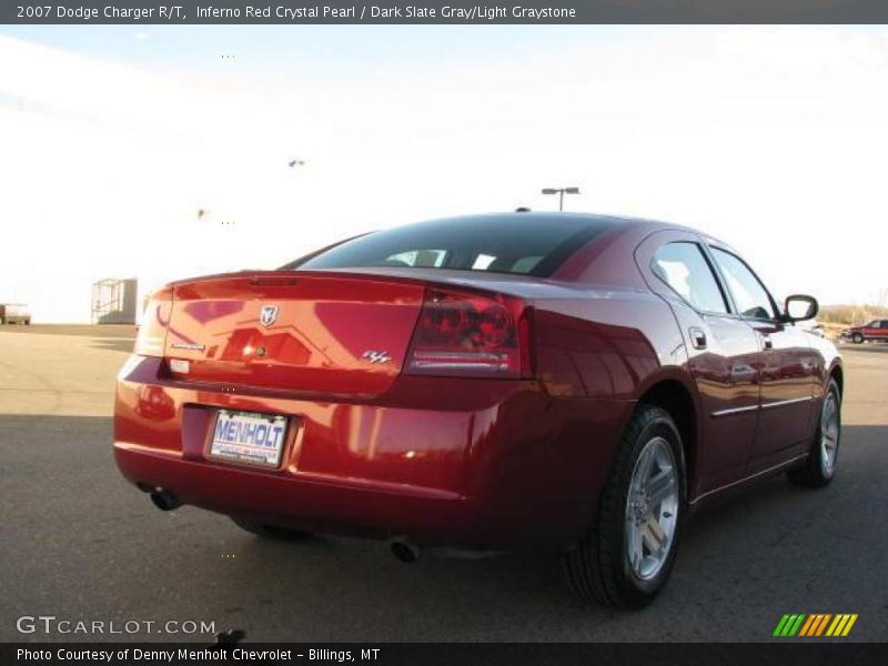 Inferno Red Crystal Pearl / Dark Slate Gray/Light Graystone 2007 Dodge Charger R/T