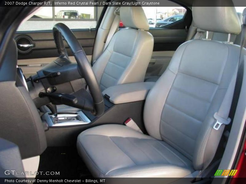Inferno Red Crystal Pearl / Dark Slate Gray/Light Graystone 2007 Dodge Charger R/T