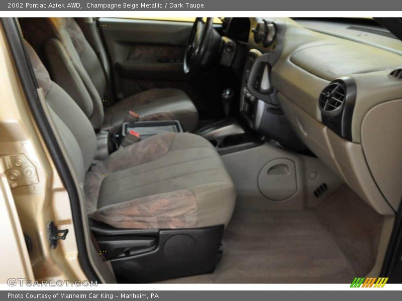 Champagne Beige Metallic / Dark Taupe 2002 Pontiac Aztek AWD