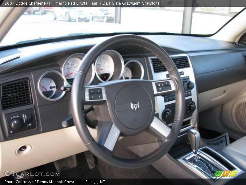 Inferno Red Crystal Pearl / Dark Slate Gray/Light Graystone 2007 Dodge Charger R/T
