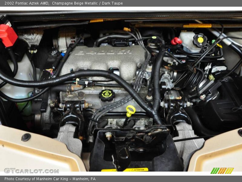 Champagne Beige Metallic / Dark Taupe 2002 Pontiac Aztek AWD
