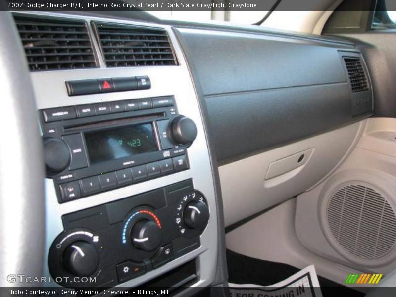 Inferno Red Crystal Pearl / Dark Slate Gray/Light Graystone 2007 Dodge Charger R/T
