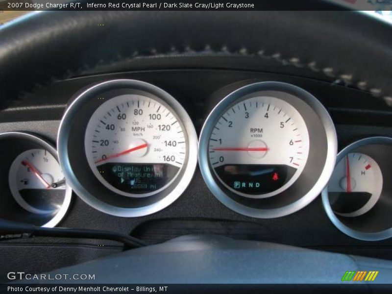 Inferno Red Crystal Pearl / Dark Slate Gray/Light Graystone 2007 Dodge Charger R/T
