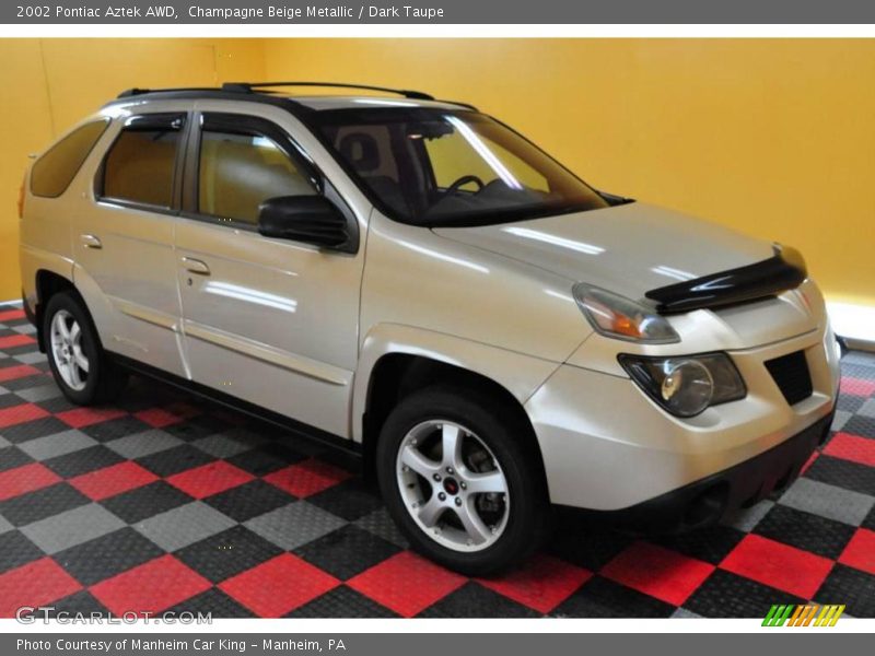 Champagne Beige Metallic / Dark Taupe 2002 Pontiac Aztek AWD