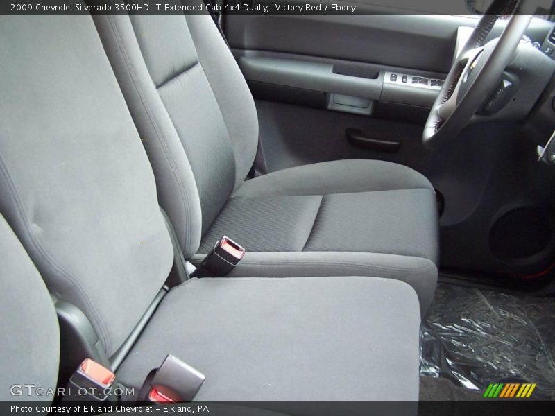Victory Red / Ebony 2009 Chevrolet Silverado 3500HD LT Extended Cab 4x4 Dually
