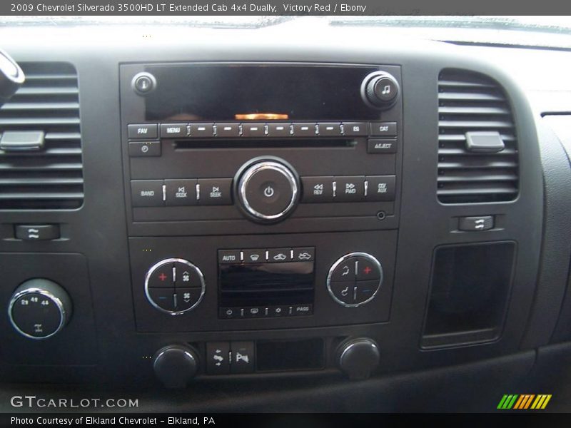 Victory Red / Ebony 2009 Chevrolet Silverado 3500HD LT Extended Cab 4x4 Dually