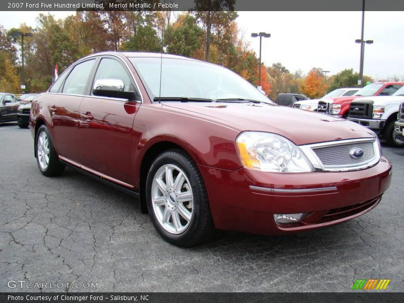 Merlot Metallic / Pebble 2007 Ford Five Hundred Limited
