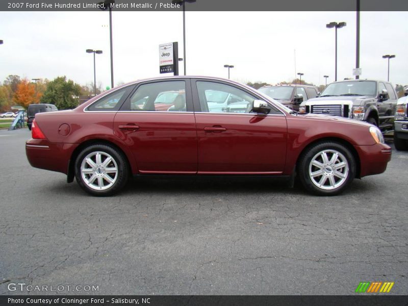 Merlot Metallic / Pebble 2007 Ford Five Hundred Limited