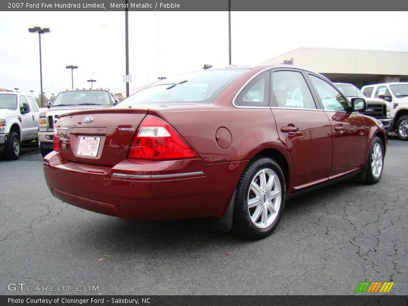 Merlot Metallic / Pebble 2007 Ford Five Hundred Limited