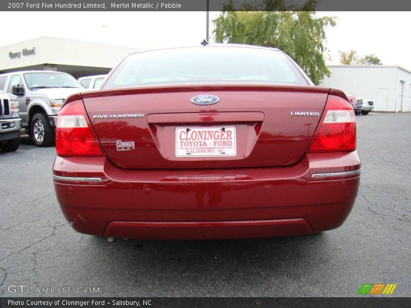 Merlot Metallic / Pebble 2007 Ford Five Hundred Limited