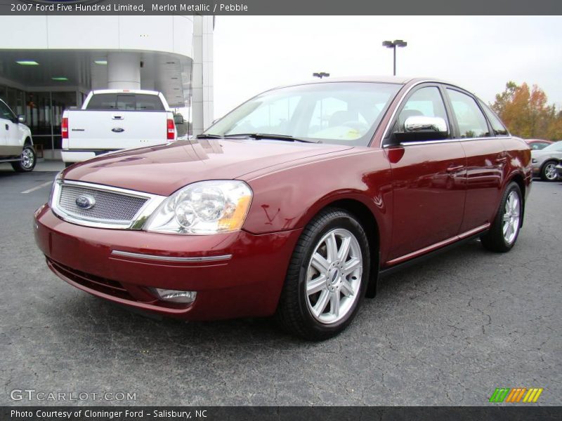 Merlot Metallic / Pebble 2007 Ford Five Hundred Limited