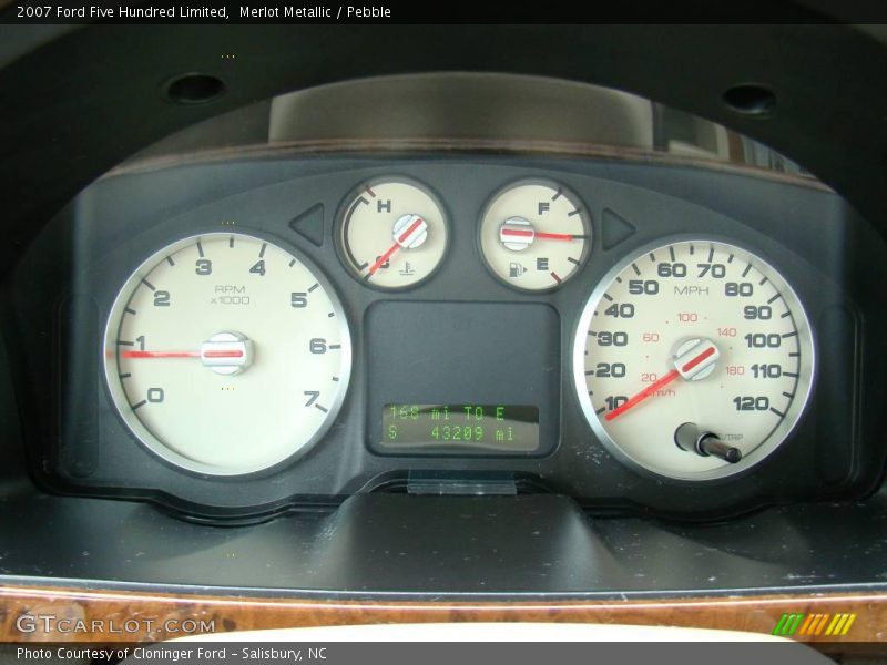 Merlot Metallic / Pebble 2007 Ford Five Hundred Limited