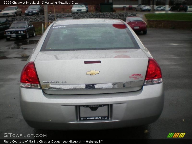Silverstone Metallic / Gray 2006 Chevrolet Impala LS