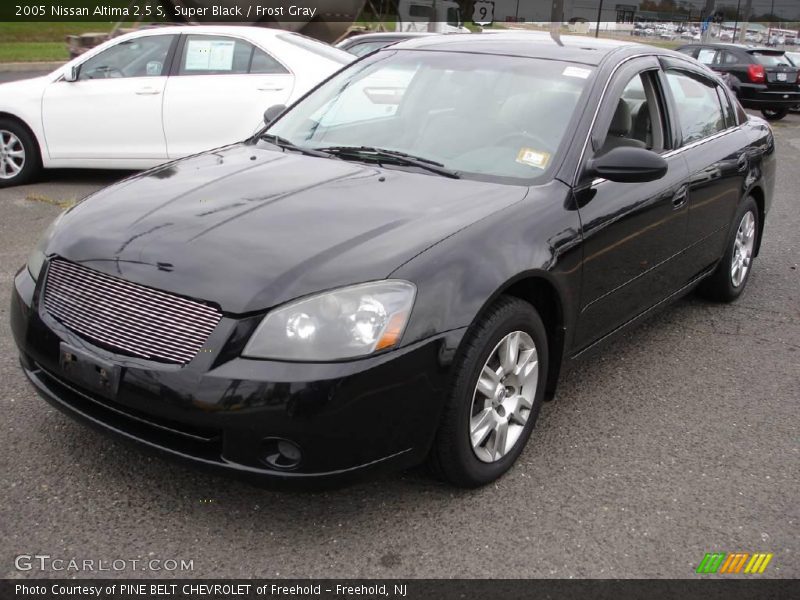 Super Black / Frost Gray 2005 Nissan Altima 2.5 S