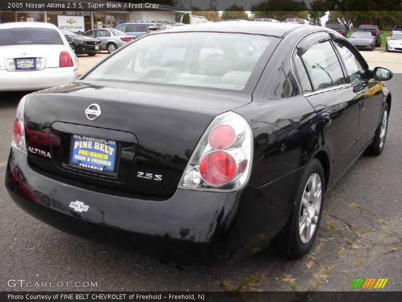 Super Black / Frost Gray 2005 Nissan Altima 2.5 S