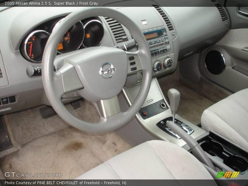 Super Black / Frost Gray 2005 Nissan Altima 2.5 S
