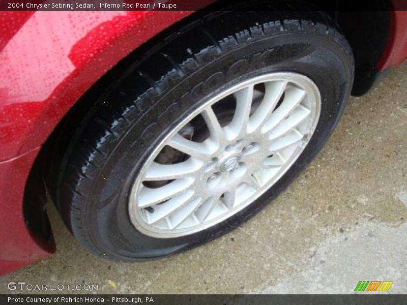 Inferno Red Pearl / Taupe 2004 Chrysler Sebring Sedan