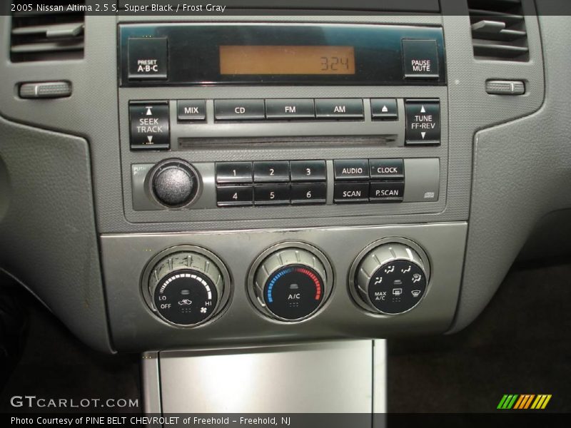 Super Black / Frost Gray 2005 Nissan Altima 2.5 S