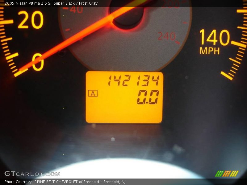 Super Black / Frost Gray 2005 Nissan Altima 2.5 S