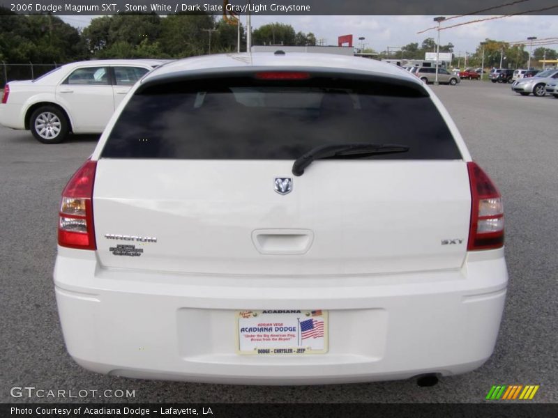 Stone White / Dark Slate Gray/Light Graystone 2006 Dodge Magnum SXT