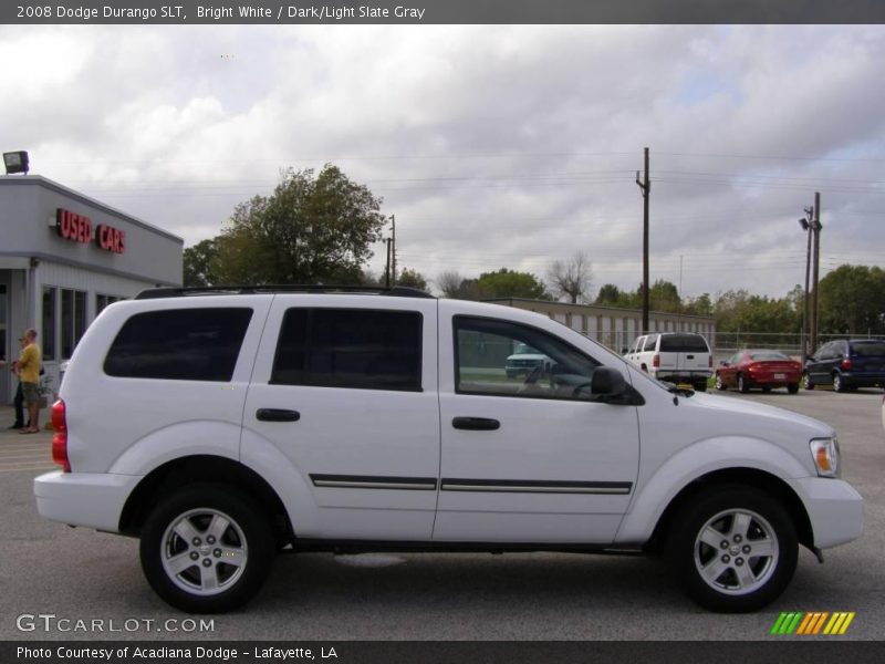 Bright White / Dark/Light Slate Gray 2008 Dodge Durango SLT